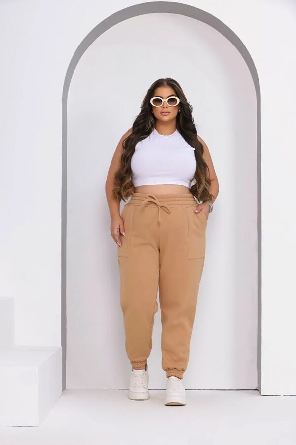 JOGGER MOLETOM 3 CABOS CURVE PALOMA