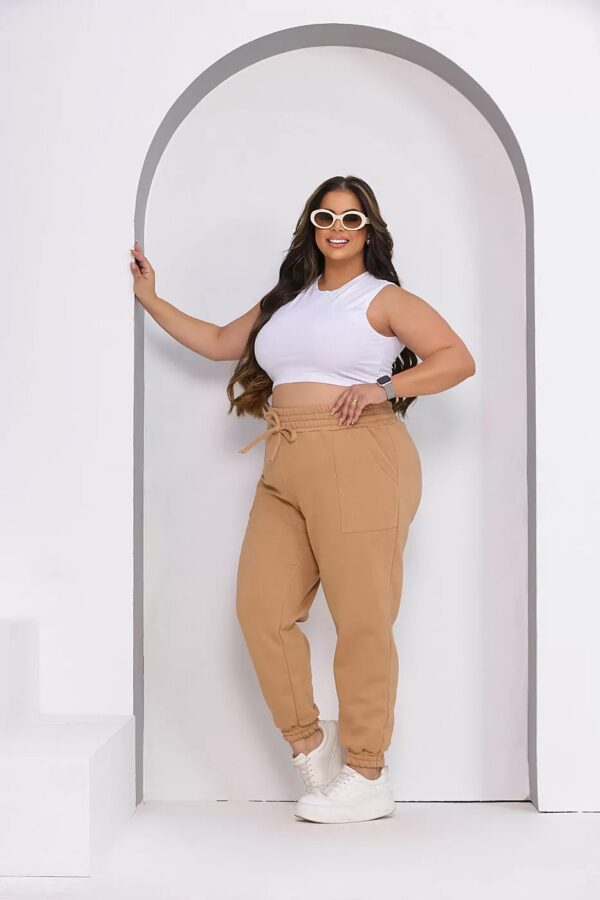 JOGGER MOLETOM 3 CABOS CURVE PALOMA - Image 3